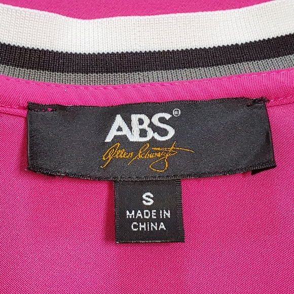ABS Sporty Fuschia Pink Sleevless Dress Size S - Picture 2 of 8